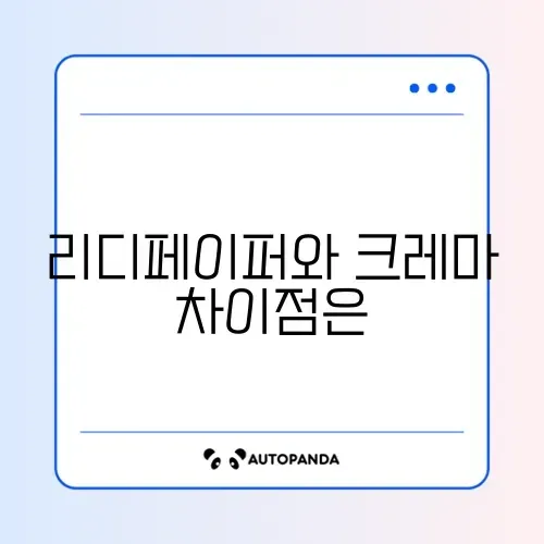 전자책 단말기 리디페이퍼 vs 크레마 장단점 비교 후기 썸네일