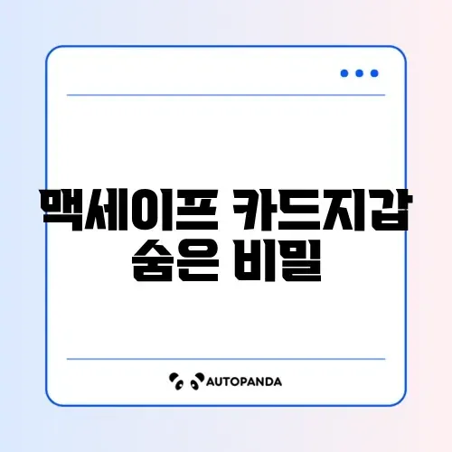 아이폰 맥세이프 카드 지갑 차폐 성능 및 추천 브랜드 썸네일