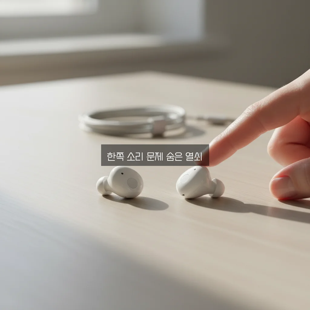 무선 이어폰 한쪽 안 들림 증상 초기화 해결 방법 관련 이미지 2