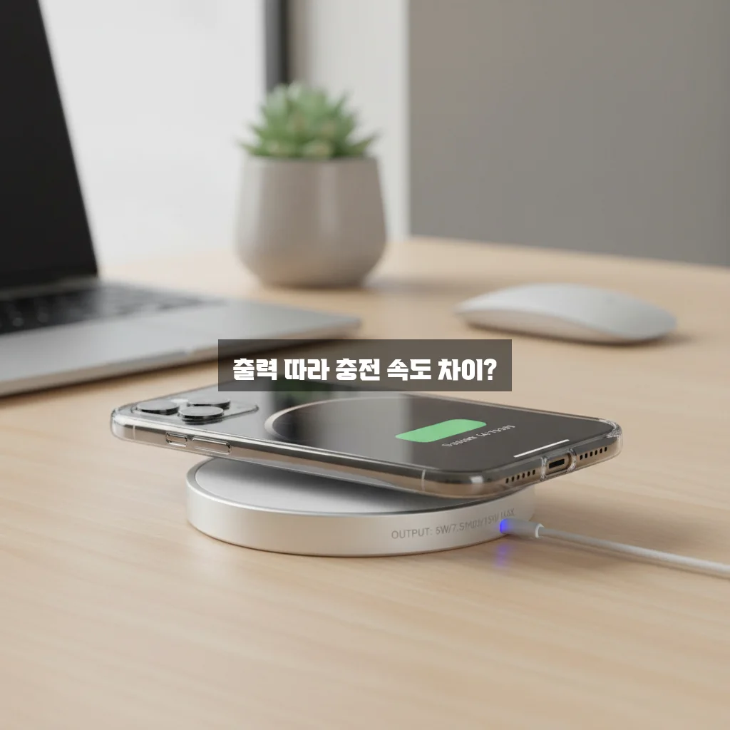 무선 충전기 출력별 속도 차이 및 맥세이프 활용 팁 관련 이미지 1
