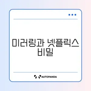 빔프로젝터 미러링 동글 사용법 및 넷플릭스 재생 해결