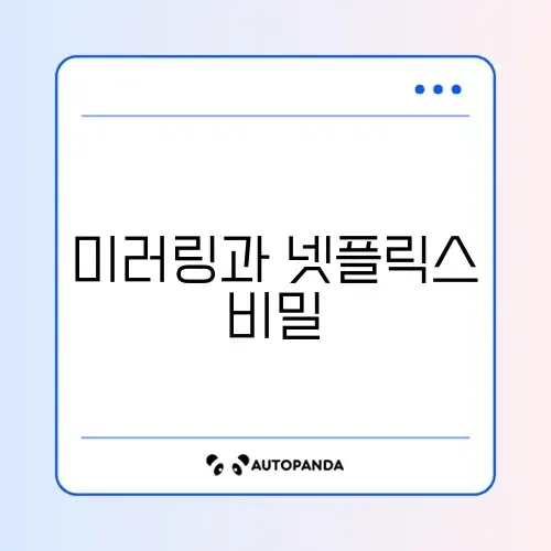 빔프로젝터 미러링 동글 사용법 및 넷플릭스 재생 해결 썸네일