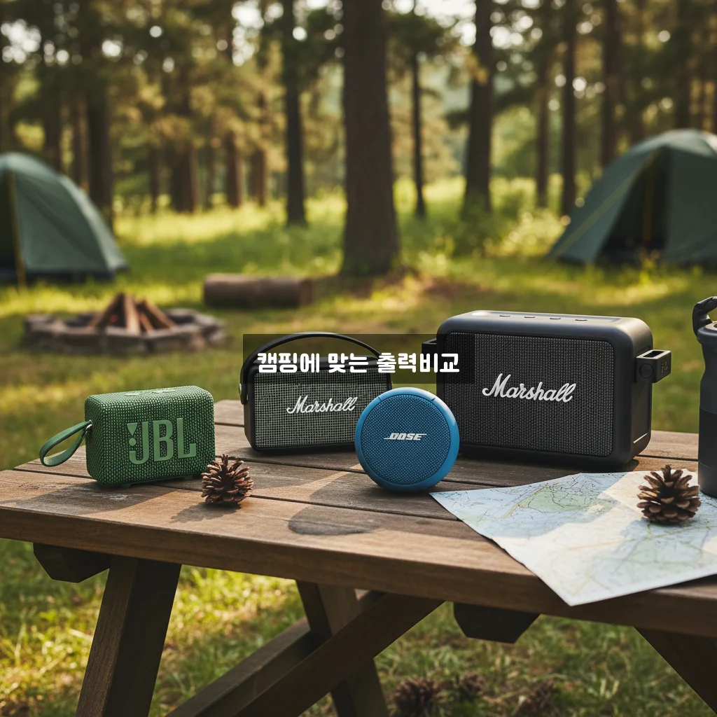 블루투스 스피커 캠핑용 고출력 모델 브랜드별 비교 관련 이미지 1