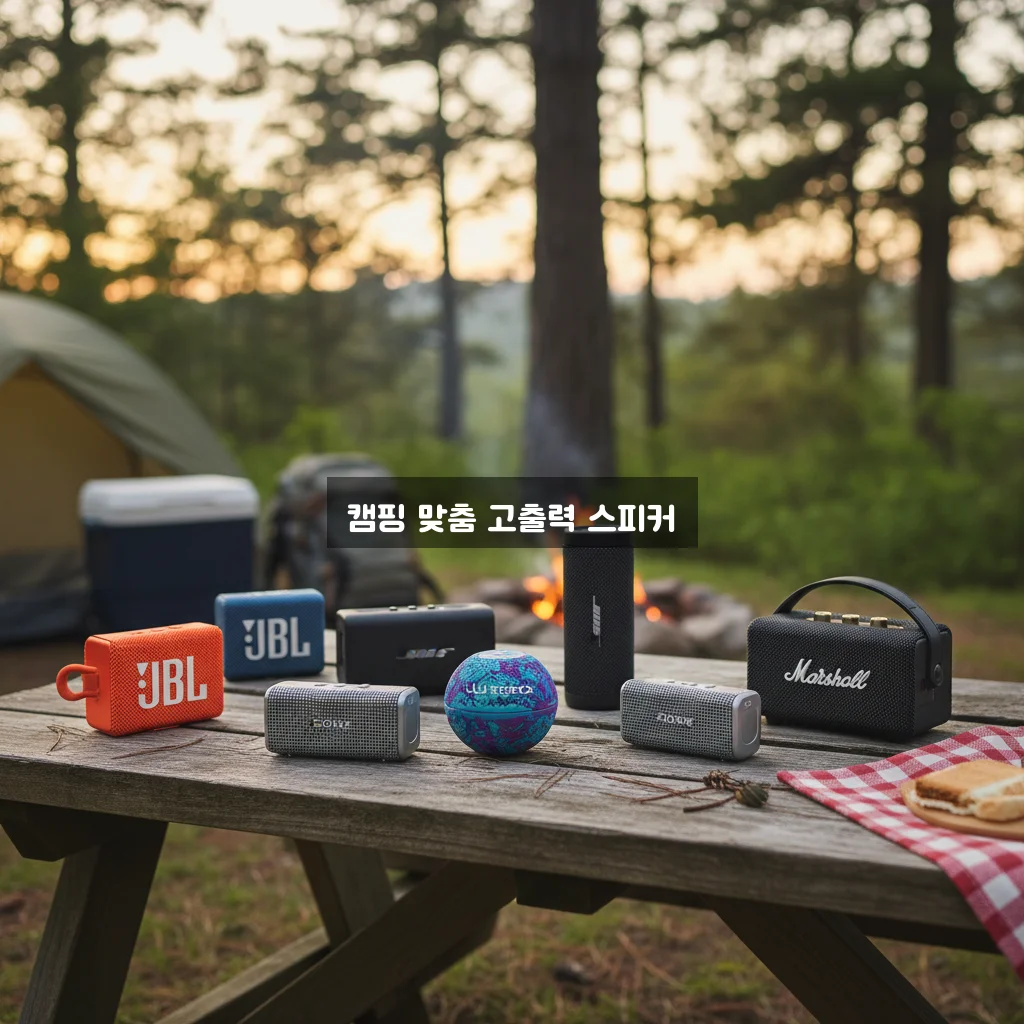블루투스 스피커 캠핑용 고출력 모델 브랜드별 비교 관련 이미지 3
