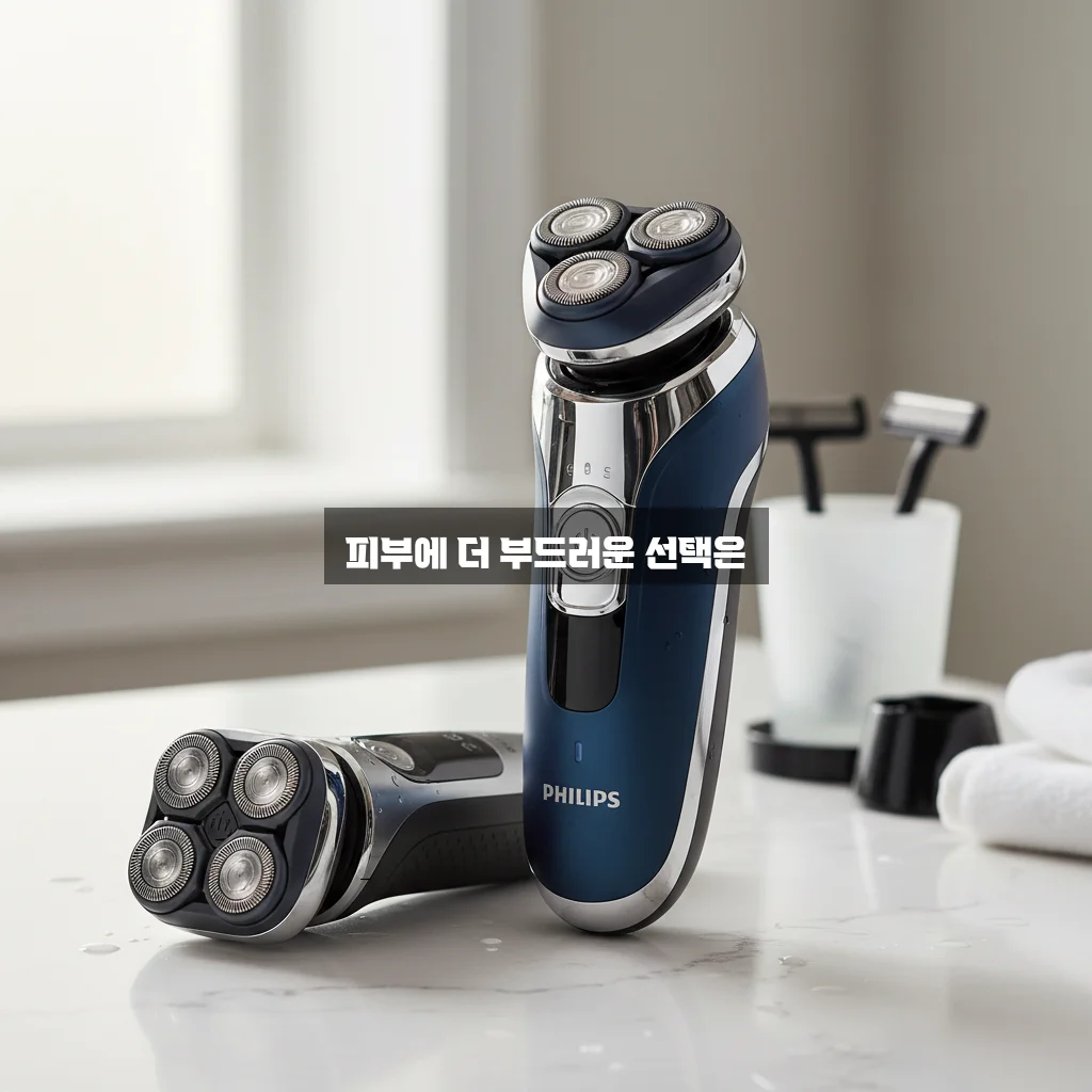 전기면도기 브라운 vs 필립스 피부 자극 적은 제품 관련 이미지 2