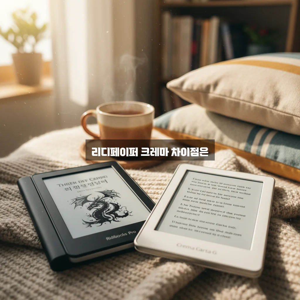 전자책 단말기 리디페이퍼 vs 크레마 장단점 비교 후기 관련 이미지 3
