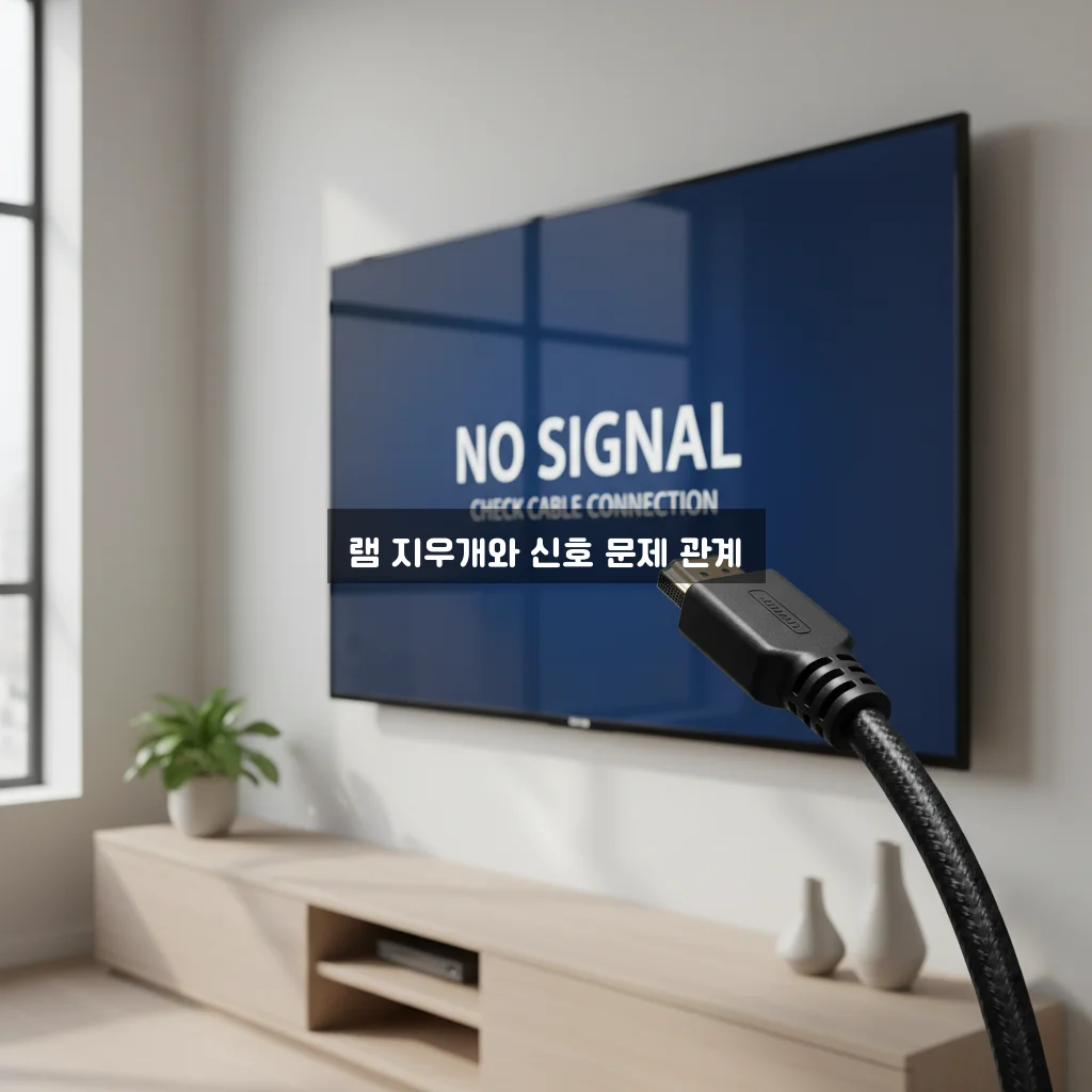 HDMI 연결 시 