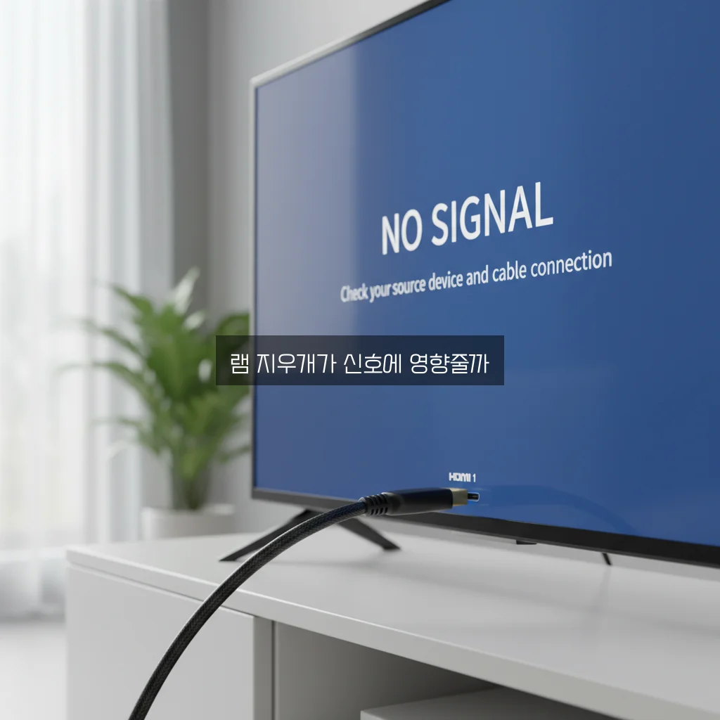 HDMI 연결 시 
