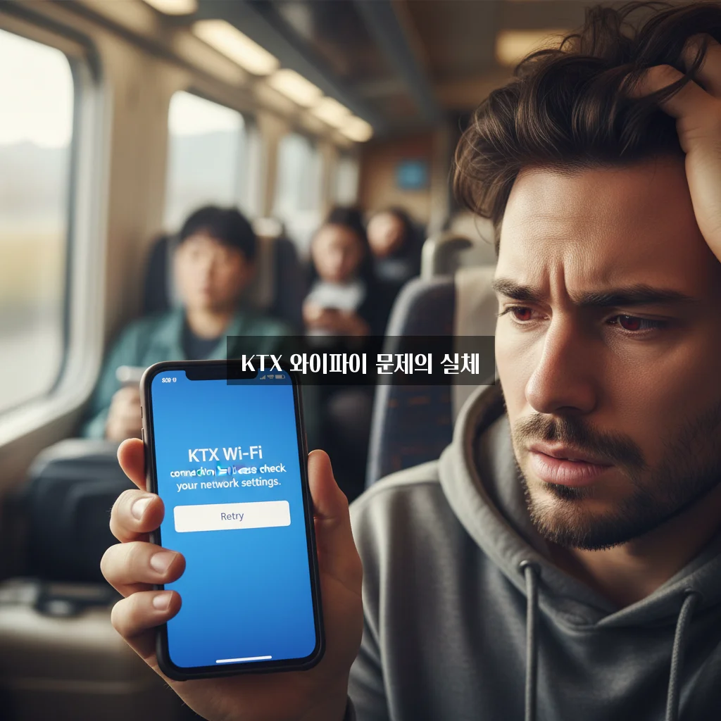 KTX 와이파이 연결 끊김 및 