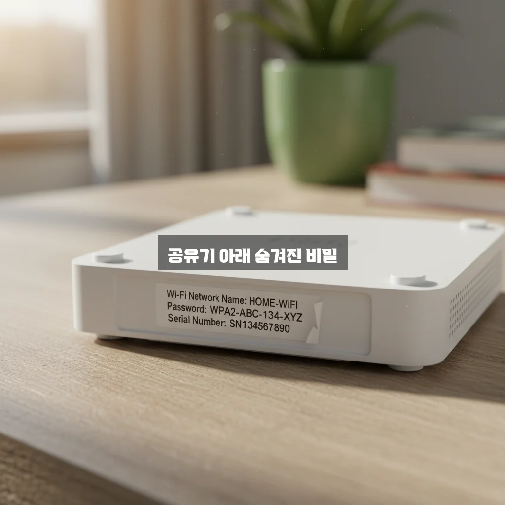 LG 유플러스 와이파이 비밀번호 찾기 (공유기 하단) 관련 이미지 3