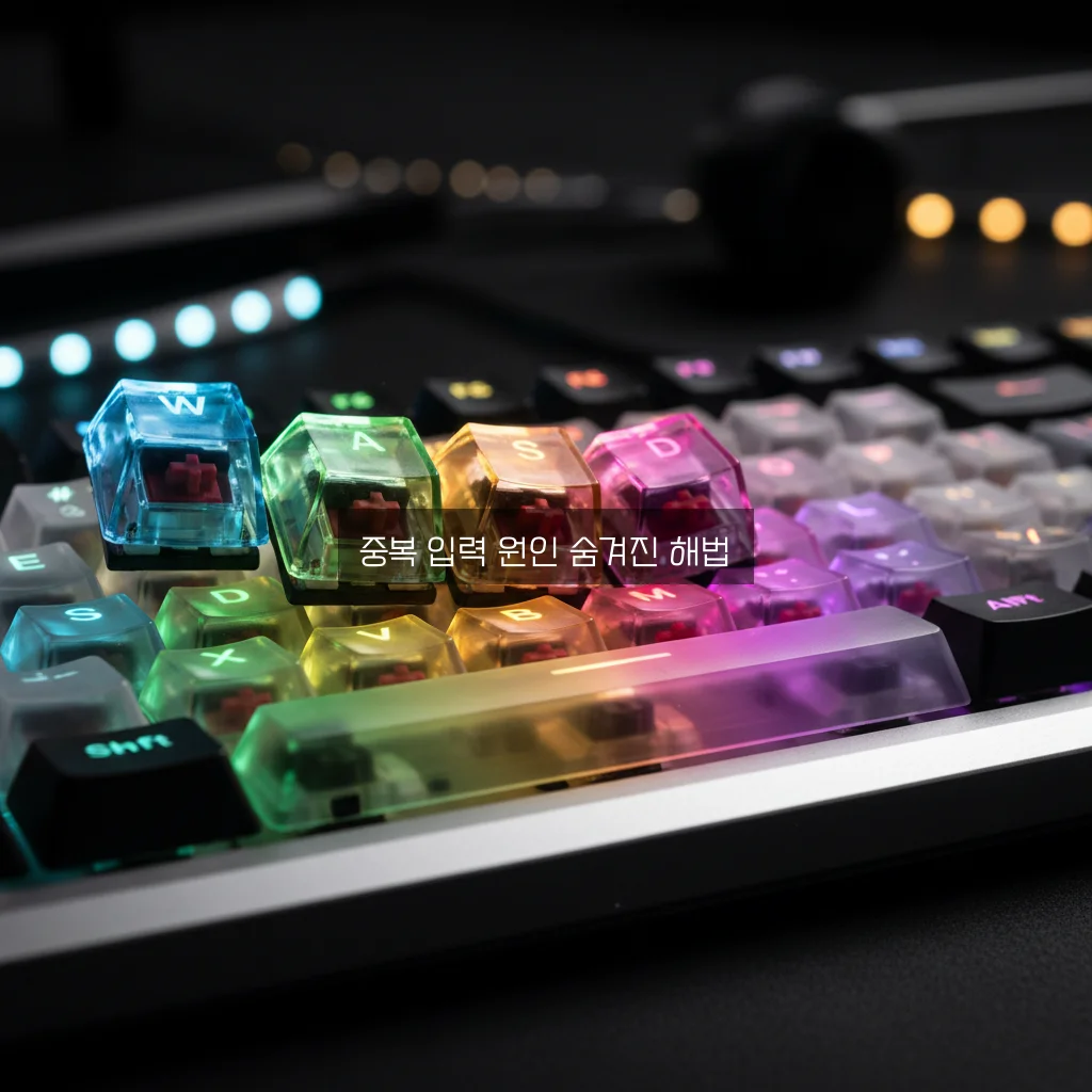 기계식 키보드 채터링(중복 입력) 프로그램으로 잡기 관련 이미지 2