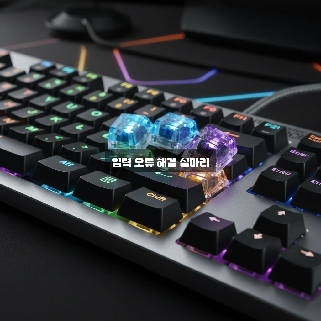 기계식 키보드 채터링(중복 입력) 프로그램으로 잡기 관련 이미지 3