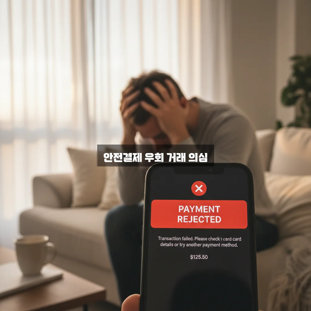 번개장터 안전결제 거부 및 계좌 거래 유도 신고 관련 이미지 1