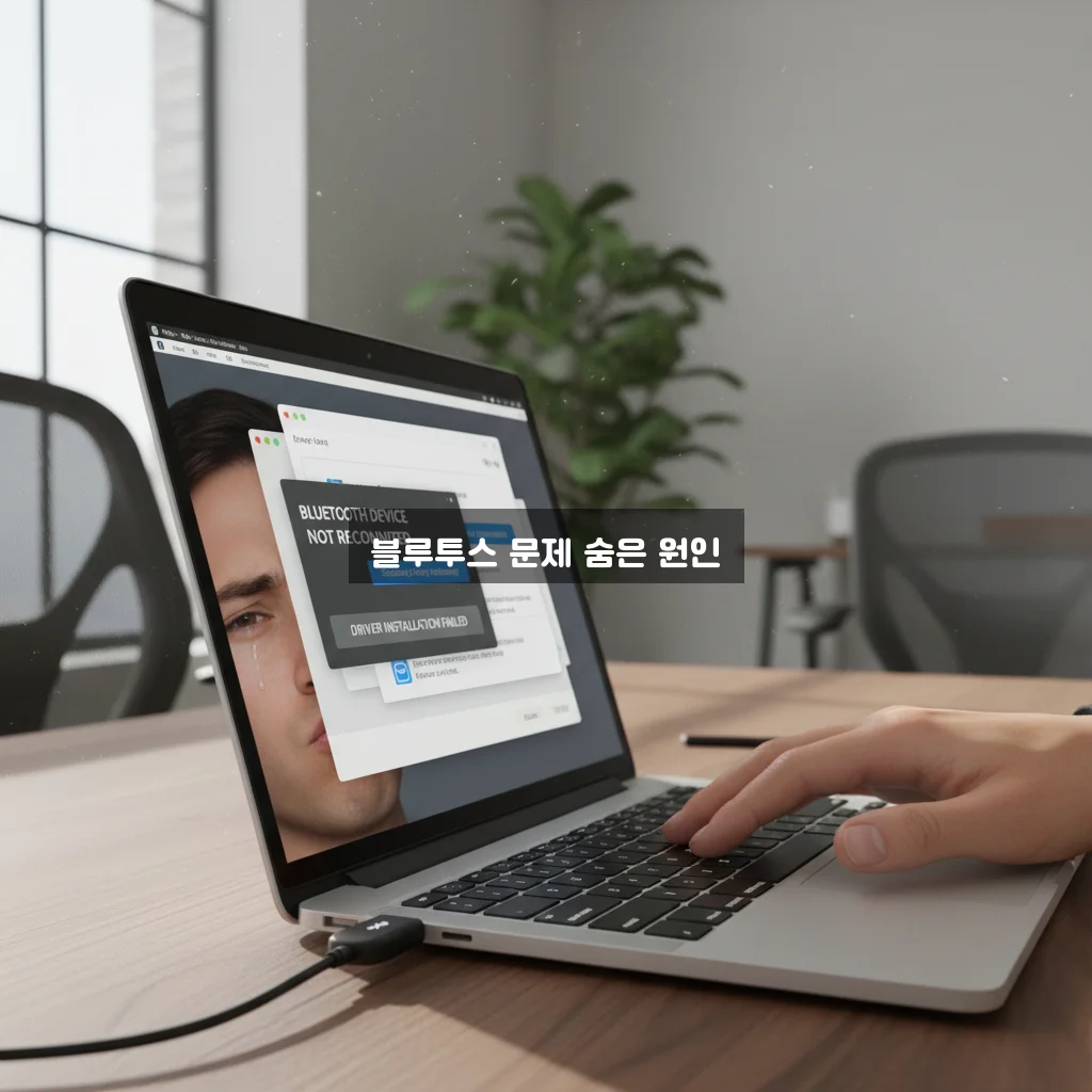 블루투스 동글 드라이버 오류 및 장치 제거 실패 관련 이미지 3