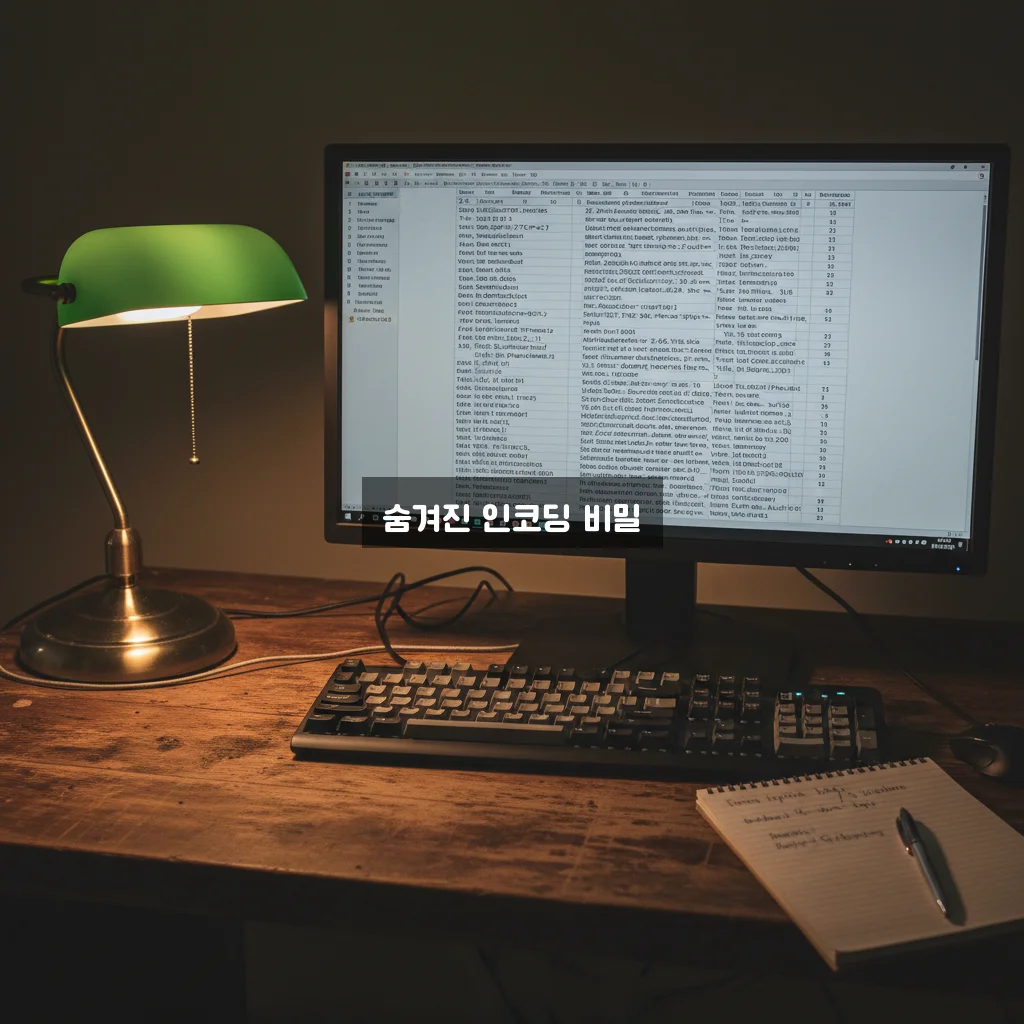 엑셀 CSV 파일 열면 글자 깨짐 (메모장 인코딩 변경) 관련 이미지 3