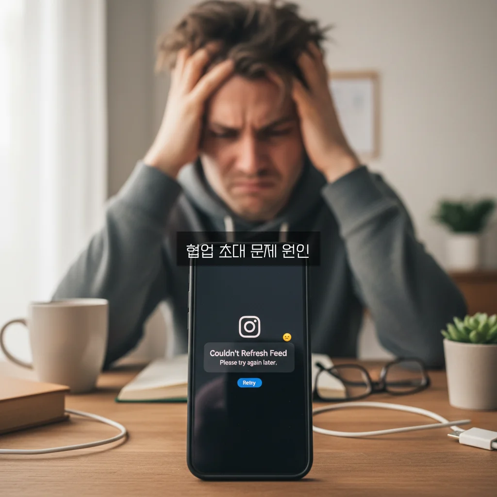 인스타그램 공동 작업자 초대 안됨 및 수락 오류 관련 이미지 2