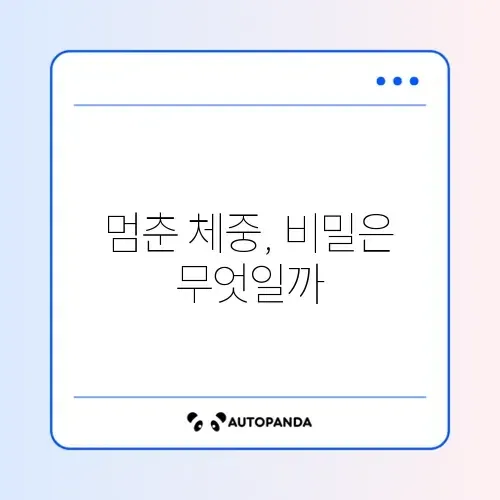 다이어트 정체기 완벽 극복 방법 알아보기 썸네일