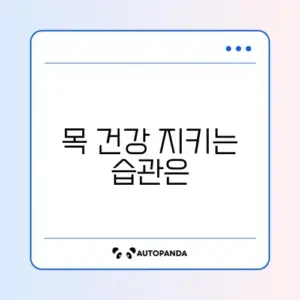목 디스크 예방을 위한 효과적인 스트레칭 방법 완벽 정리