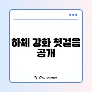 집에서 시작하는 하체 운동 루틴 완벽 정리 방법